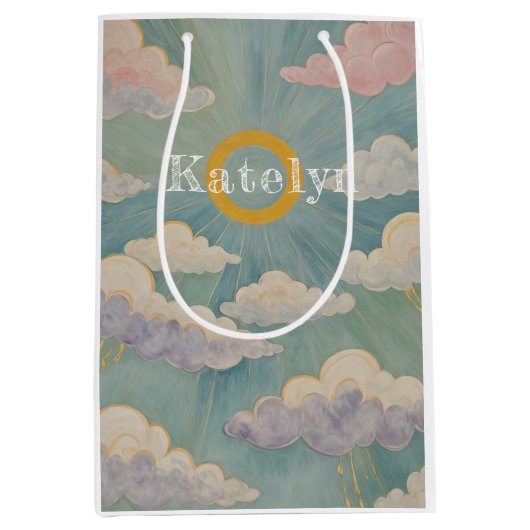 Omarm van de dageraad gepersonaliseerd medium cadeauzakje (Voorkant)