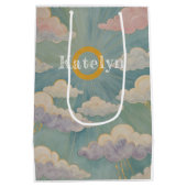 Omarm van de dageraad gepersonaliseerd medium cadeauzakje (Achterkant)