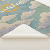 Omarm van de dageraad gepersonaliseerd sherpa deken (3/4)