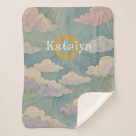 Omarm van de dageraad gepersonaliseerd sherpa deken