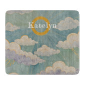 Omarm van de dageraad gepersonaliseerd snijplank (Voorkant)