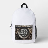 Omarm vasten, iftar, suhoor & Spiritueel reflecter Bedrukte Rugzak (Voorkant)