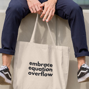 Omarm Vergelijking Overloop Wiskunde Docent Cadeau Tote Bag