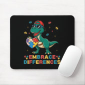 Omarm Verschillen Autisme Bewustzijn T-rex Puzzel Muismat (Met muis)
