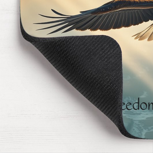 Omarm vrijheid en onafhankelijkheid muismat (Hoek)