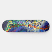Omarmd Abstract Persoonlijk Skateboard (Horizontaal)