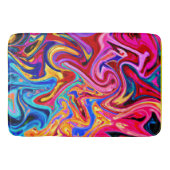Omarmen Abstractie voor Visuele Impact Badmat (Voorkant)
