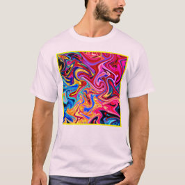 Omarmen Abstractie voor Visuele Impact T-shirt