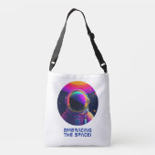  omarmen van de ruimte 2 in 1 Canvas tas (Achterkant)