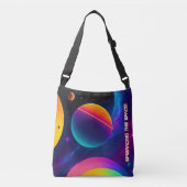  omarmen van de ruimte 2 in 1 Canvas tas (Voorkant)