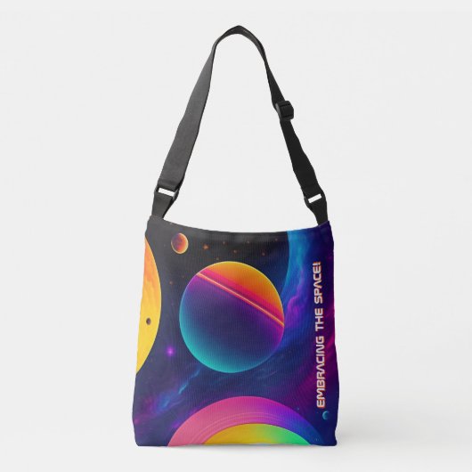  omarmen van de ruimte 2 in 1 Canvas tas (Voorkant)