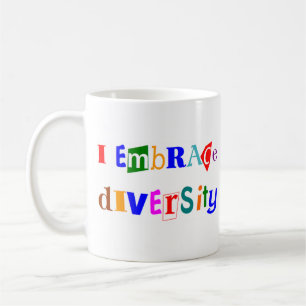 omarmen van diversiteit Mok