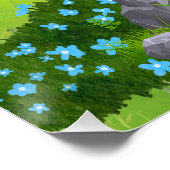 Omarming van de natuur perfect poster (Hoek)