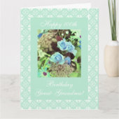 Oma's 100ste verjaardag groot kaart (Voorkant)