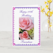 Oma's 100ste verjaardag kaart (Gele Bloem)