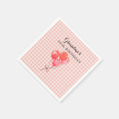 Oma's 90e verjaardag servet (Hoek)