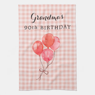 Oma's 90e verjaardag theedoek