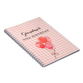 Oma's 90ste verjaardag notitieboek (Rechterzijde)