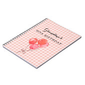 Oma's 90ste verjaardag notitieboek (Linkerzijde)