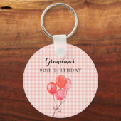 Oma's 90ste verjaardag sleutelhanger (Voorkant)