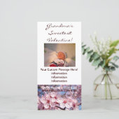 Oma's Allerliefste Valentijn! Foto Kaarten Custom (Staand voorkant)