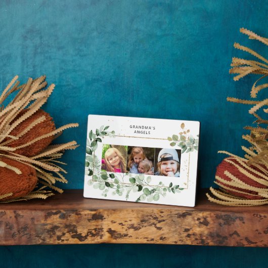 Oma's Angels Eucalyptus Multi-Photo White Fotoplaat (Zijkant)