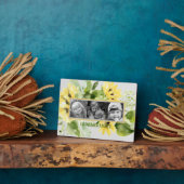 Oma's Angels Waterverf Sunflower 3 Foto Fotoplaat (Zijkant)