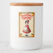 Oma's Appelgelei Vintage Voedselcontainer Etiket (Voorkant)