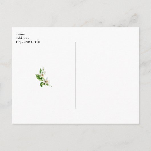 Oma's Baby shower Margarita Shower Uitnodiging Briefkaart (Achterkant)