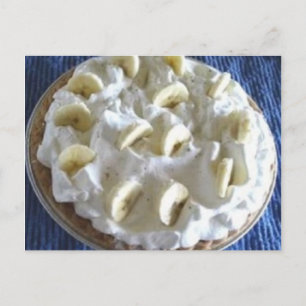 Oma's Banana Cream Pie Recipe Briefkaart