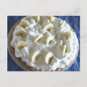 Oma's Banana Cream Pie Recipe Briefkaart (Voorkant)