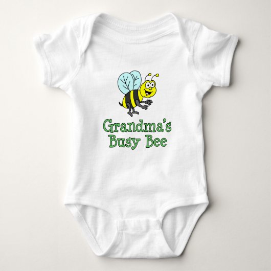Oma's Bee Cute Cartoon Romper (Voorkant)