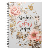 Oma's  Bloemen: Hartverwarmend Notitieboek (Voorkant)