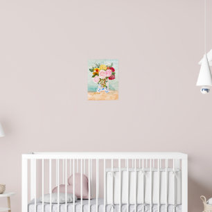 Oma's Bloemen Poster