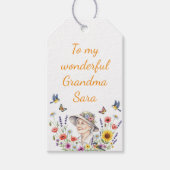 Oma's Bloemengeschenk Labels Cadeaulabel (Voorkant)