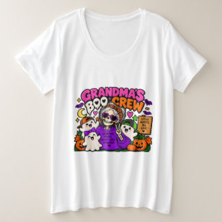 Oma's Boo Crew Lieve Halloween Oma Grote Maat T-shirt