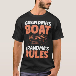 Oma's Boot Oma's Regels Oma Vissen T-shirt