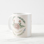 Oma's botanische tuin koffiemok (Voorkant links)