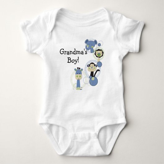 Oma's Boy Baby Shirt (Voorkant)