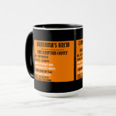 OMA'S BROUWRECEPT KOFFIE MOK (Voorkant links)