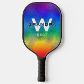 Oma's Bubbles Paddle Rainbow Monogramed (Achterkant)