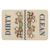 Oma's Clean/Dirty 4x6 in. Magneet (Horizontaal)