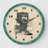 Oma's Country Kitchen Clock Grote Klok (Voorkant)