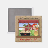 Oma's Country Pie magneet (Voorkant / Achterkant)