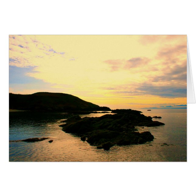 Oma's Cove, San Juan Island Blank Card (Voorkant Horizontaal)
