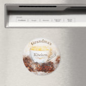 Oma's Cozy koffiebonen voor de keuken Magneet (Insitu (Vaatwasser))