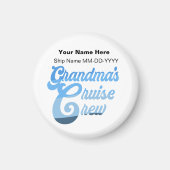 Oma's Cruise Crew Magnet (Voorkant)