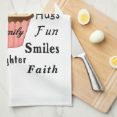 Oma's cupcakes voor grootmoeders theedoek (Quarter Fold)