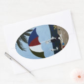 Oma's dag ovale sticker (Envelop)