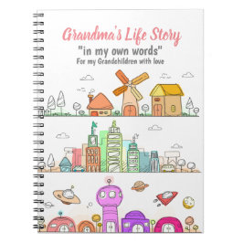 Oma's dagboek om levensverhaal op te tekenen voor  notitieboek
